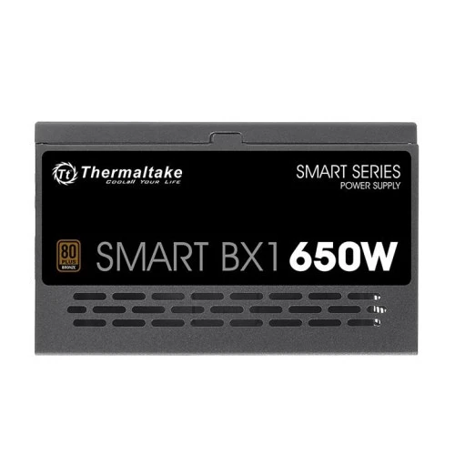 Thermaltake Smart Pro RGB 650W 80 PLUS Bronze PSU Thermaltake Smart Pro RGB PS-SPR-0650FPCBUS-R 650W 80 PLUS Bronze ATX12V 2.4 & EPS12V 2.92 Power Supply w/ Active PFC & Full Modular (Black)
