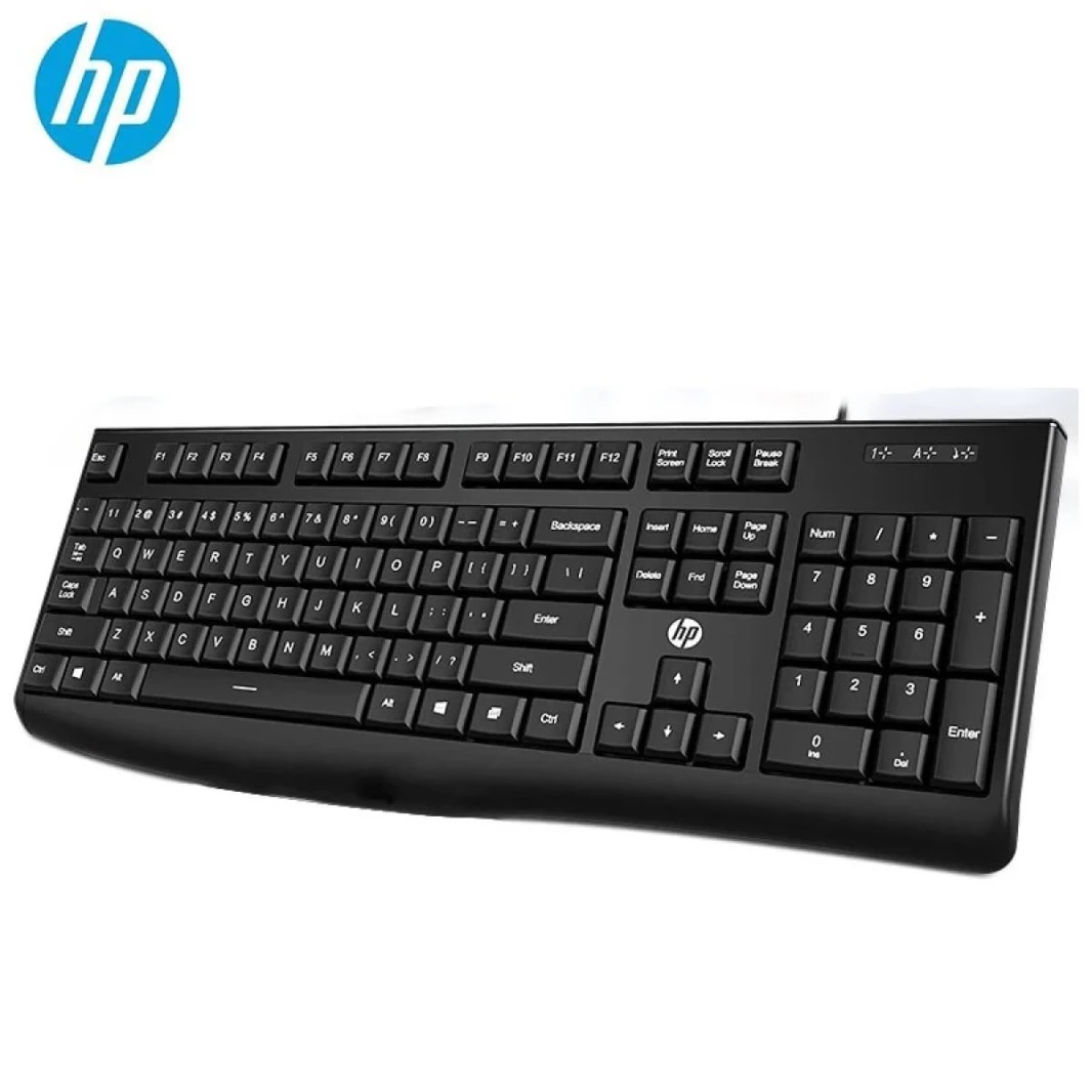 HP K200 Wired Membrane Keyboard - Black
