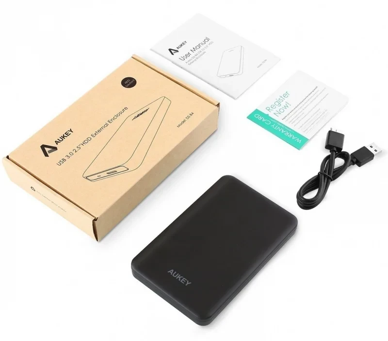 Aukey AUKEY DS-B4 SSD SATA 2. 5 Hard Drive Enclosure