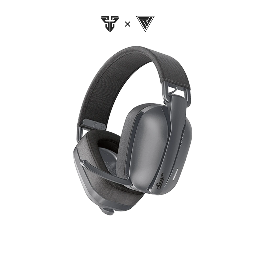 FANTECH STUDIO PRO WHG03 7.1 SURROUND SOUND BLUETOOTH & WIRELESS GAMING HEADSET - GREY WITH USB DONGLE FOR PHONE USAGE