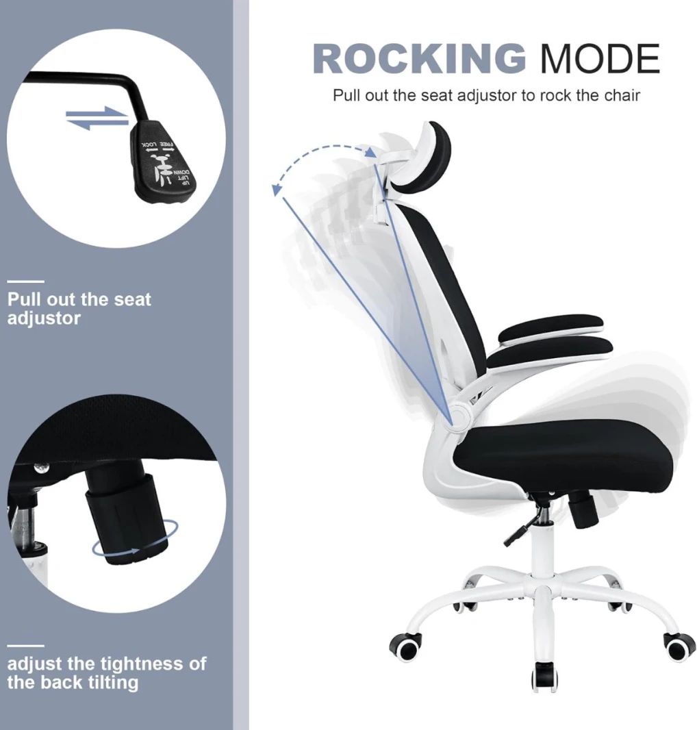 (chair) office chair with arm