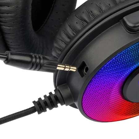 Redragon H350rgb Pandora RGB Wired Gaming Headset, Dynamic RGB Backlight - Stereo Surround-Sound - 50MM Drivers - Detachable Microphone   ShareShare on Facebook TweetTweet on Twitter Pin itPin on Pint