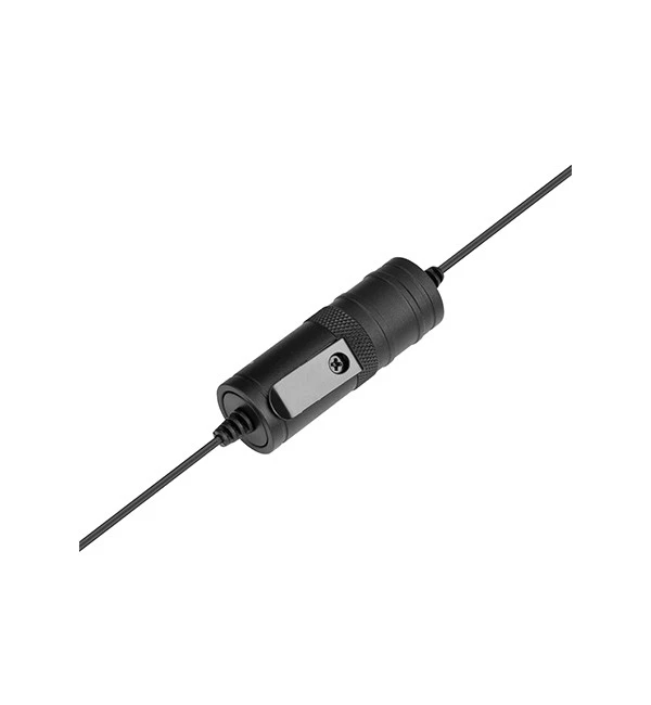 Boya BY-M1 Lavalier Omnidirectional Universal Auxiliary Microphone for Cameras & Smartphones with 6.0m Cable - Black