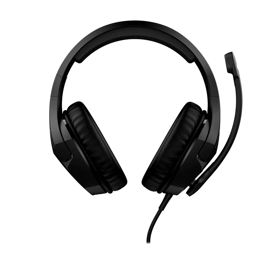 HyperX Cloud Stinger S – Gaming Headset, for PC, Virtual 7.1 Surround Sound, Lightweight, Memory Foam, Soft Leatherette, Durable Steel Sliders, Swivel-to-Mute Noise-Cancelling Microphone, Black