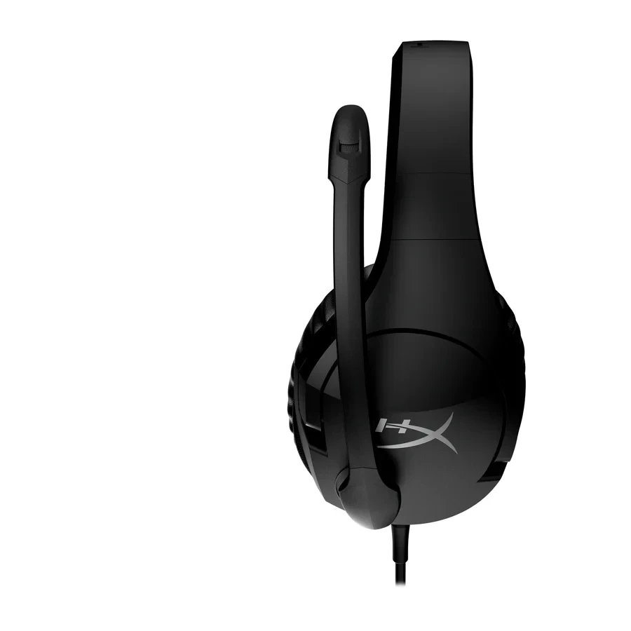 HyperX Cloud Stinger S – Gaming Headset, for PC, Virtual 7.1 Surround Sound, Lightweight, Memory Foam, Soft Leatherette, Durable Steel Sliders, Swivel-to-Mute Noise-Cancelling Microphone, Black