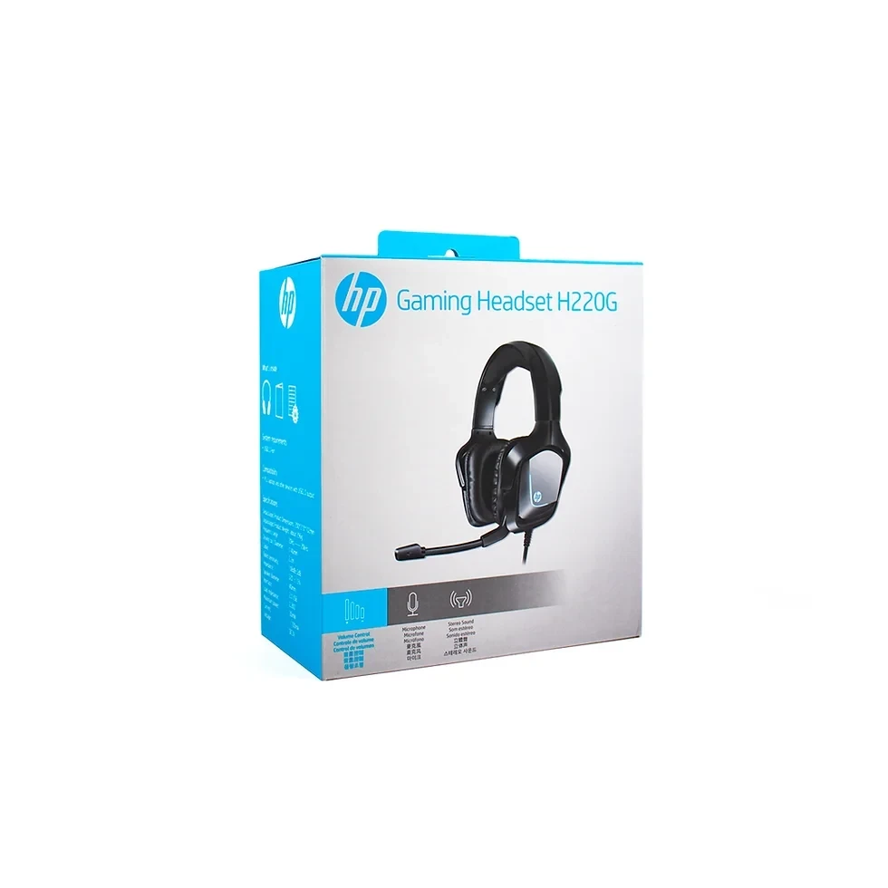 HP H220GS Virtual 7.1 LED Backlit Gaming Headset with Microphone 7.1 USB Gaming headset (PC) W/ Microphone & Led Lighting
