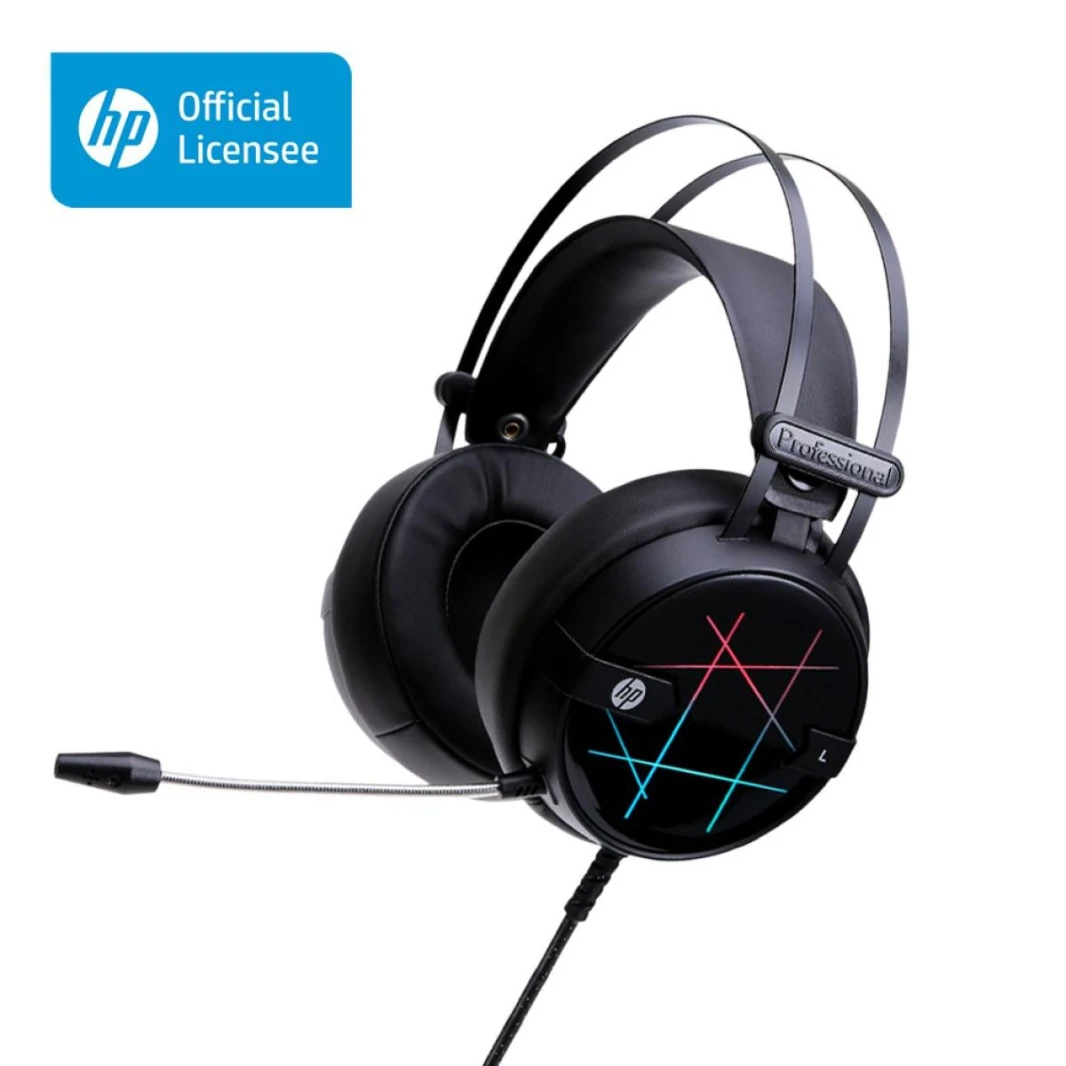 HP H160 Elegant & Professional RGB Gaming Headset Stereo (3.5mm) Sound (PC)