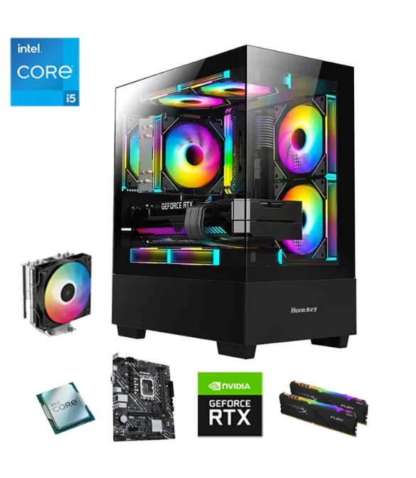 GAMING PC INTEL CORE i5 12400F // RTX 4060 TI 8GB // 16GB RAM DDR4 - Custom Build