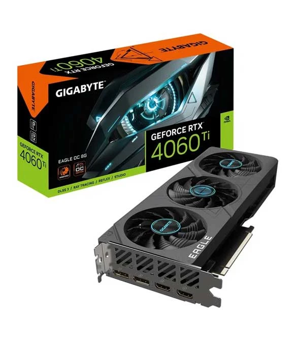 GIGABYTE GeForce RTX 4060 Ti EAGLE OC EDITION 8GB GDDR6 - Graphics Card