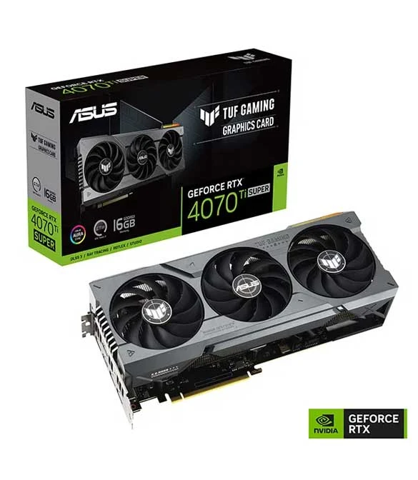 ASUS Tuf Gaming Nvidia Geforce Rtx™ 4070 Ti Super Gaming Graphics Card (Pcie 4.0, 16GB Gddr6x)