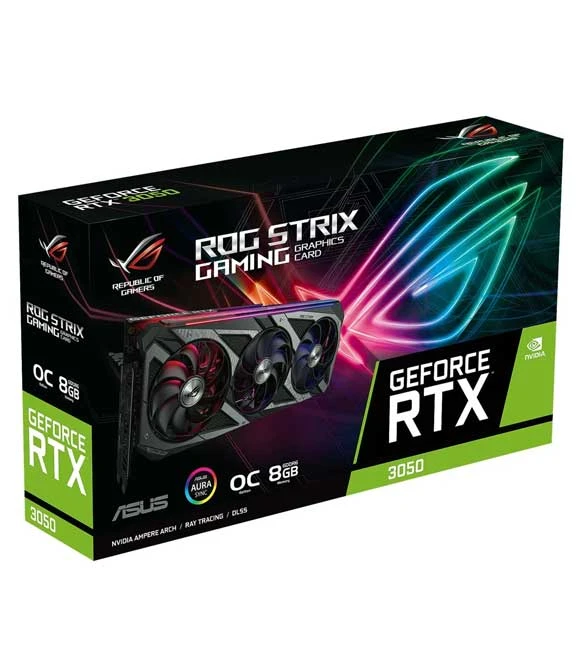 ASUS ROG STRIX GEFORCE RTX 3050 8GB GDDR6 OC EDITION PCI EXPRESS 4.0
