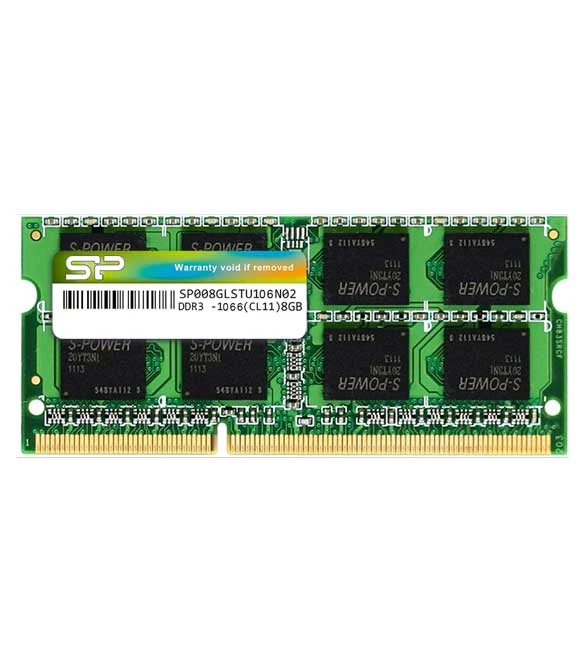 Silicon Power 8GB DDR3 SODIMM-1066 MHz For Laptop