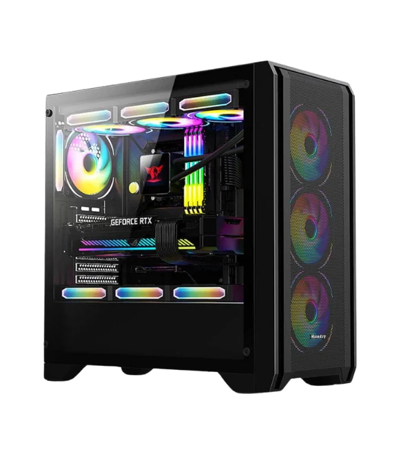 Huntkey GX750A Gaming Case RGB - Black