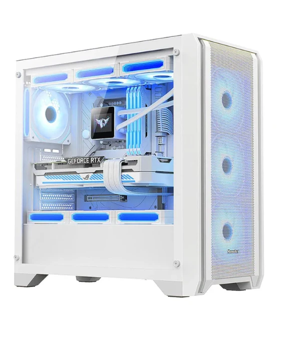 Huntkey GX750A Gaming Case RGB - White