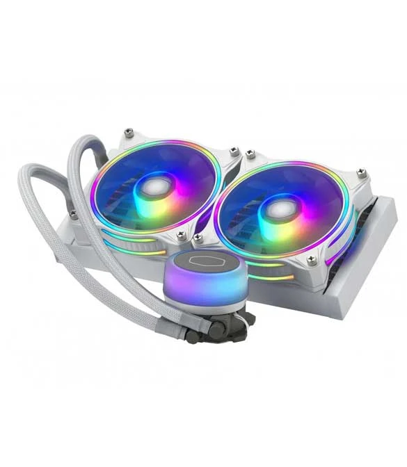 COOLER MASTER MASTERLIQUID ML240 ILLUSION WHITE, CLOSE-LOOP AIO CPU LIQUID COOLER