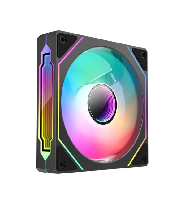 Huntkey GS120 RGB Gaming Fan -Black