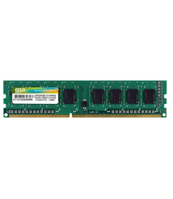 Silicon Power 4GB DDR3 UDIMM-1600 MHz For Desktop