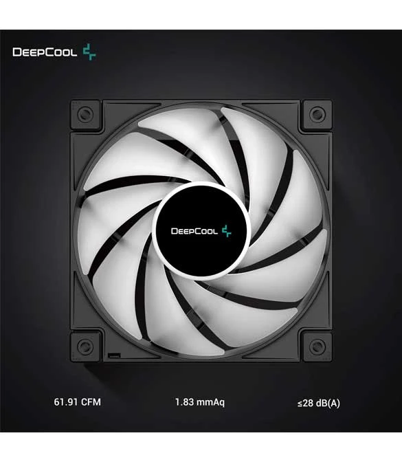 Deepcool FC120 Black 3 in 1 Pack Performance 120MM Argb Led Pwm Fans