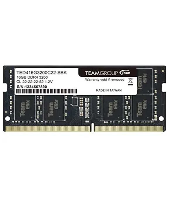 TEAMGROUP ELITE DDR4 16GB SINGLE 3200MHZ LAPTOP MEMORY