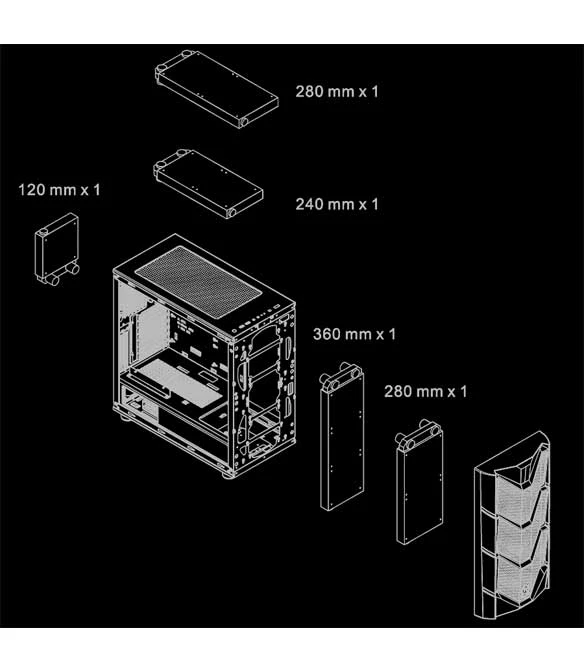 THERMALTAKE COMMANDER C36 TG ARGB EDITION