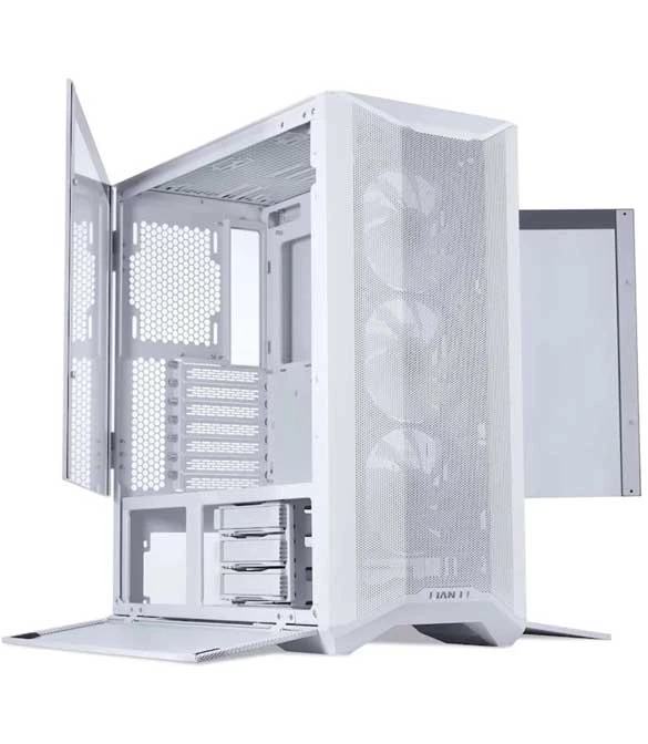 LIAN LI LANCOOL II MESH C HIGH AIRFLOW MESH FRONT PANEL ARGB 3 PWM FANS USB TYPE-C ( WHITE)