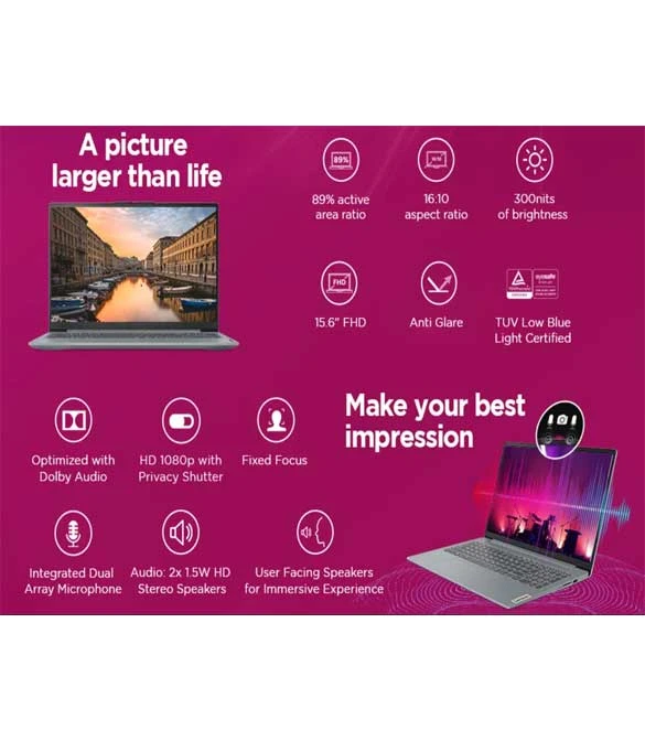 LENOVO IdeaPad Slim 3 – (2024) 13th Gen Intel Core i7-13620H – RAM DDR5