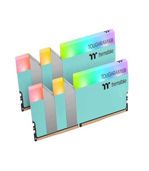 THERMALTAKE TOUGHRAM RGB MEMORY DDR4 3600MHZ 16GB (8GB X2)-TURQUOISE