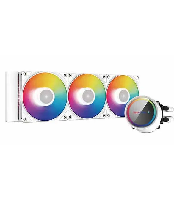 DEEPCOOL GAMMAXX L360 A-RGB AIO LIQUID CPU COOLER – WHITE