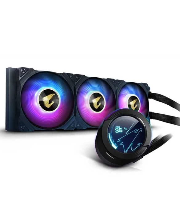 GIGABYTE AORUS WATERFORCE X 360 With LCD Display AIO Liquid Cooler