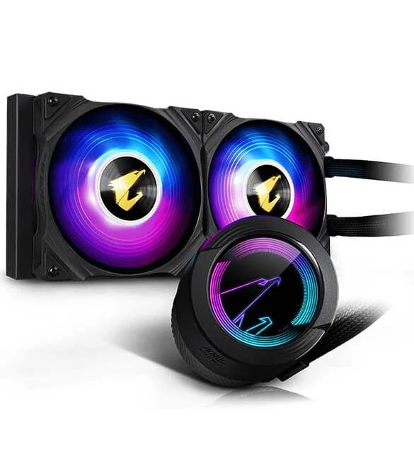 GIGABYTE AORUS WATERFORCE 240 With ARGB Display AIO Liquid Cooler