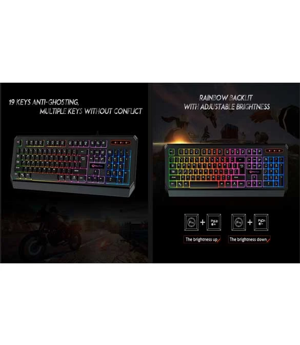 MeeTion MT-K9320 Waterproof Backlit Gaming Keyboard