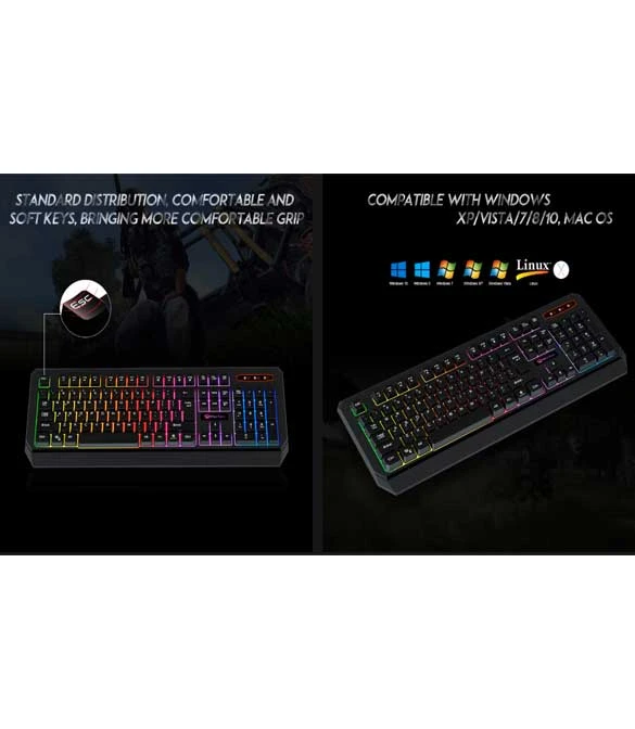 MeeTion MT-K9320 Waterproof Backlit Gaming Keyboard