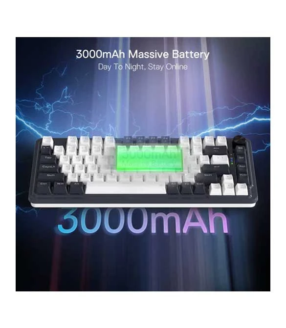 Redragon K673 WB PRO 75% Wireless Gasket RGB Gaming Keyboard