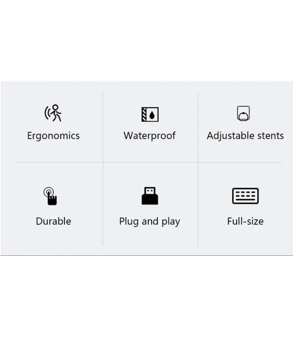 Lenovo K4800S Business Office Wired Keyboard