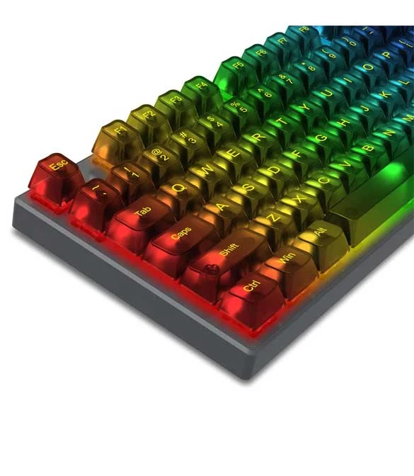 Redragon A138 Transparent Black keycaps
