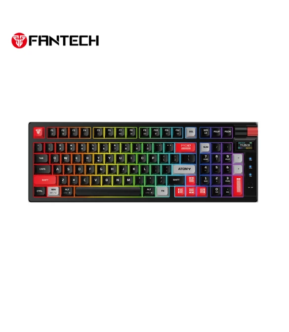FANTECH MK918 ATOM PRO97 WIRELESS MECHANICAL GAMING KEYBOARD WHITE - RED SWITCH