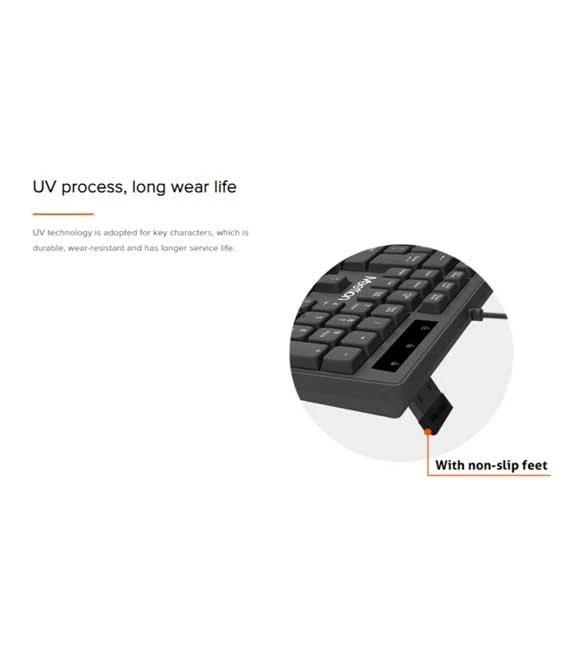 Meetion k300 USB Standard Wired Keyboard -Black