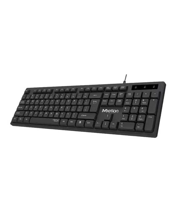 Meetion k300 USB Standard Wired Keyboard -Black