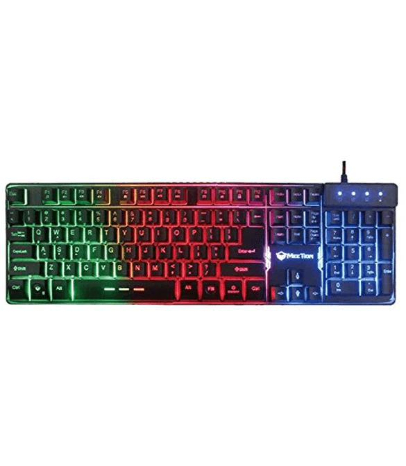 MeeTion MT-K9300 Colorful Rainbow Backlit Gaming Keyboard
