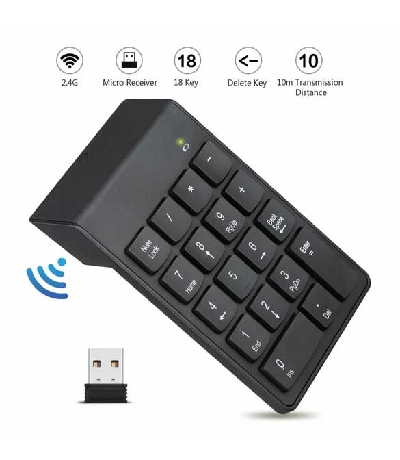 USB Wireless Mini Numeric Keypad
