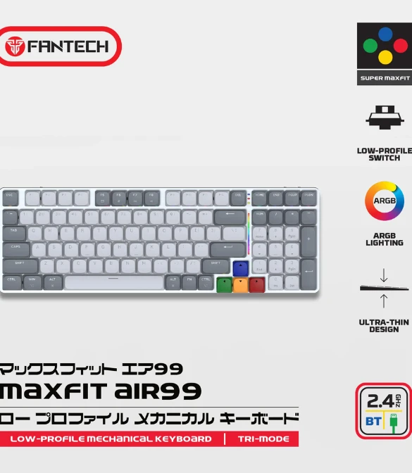 Fantech MK916 SUPER MAXFIT AIR99 Wireless Mechanical Keyboard