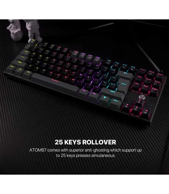 Fantech ATOM TKL MK876V2 Black - Blue Switch