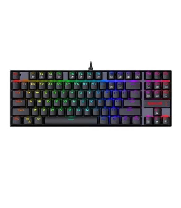 REDRAGON K552-RGB-2 Wired TKL 75% Mechanical Black Gaming Keyboard  Arabic - BLACK