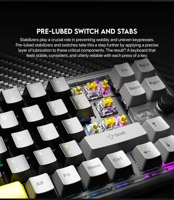 Fantech Maxfit70 MK911 Grand Cobalt - Yellow Switch