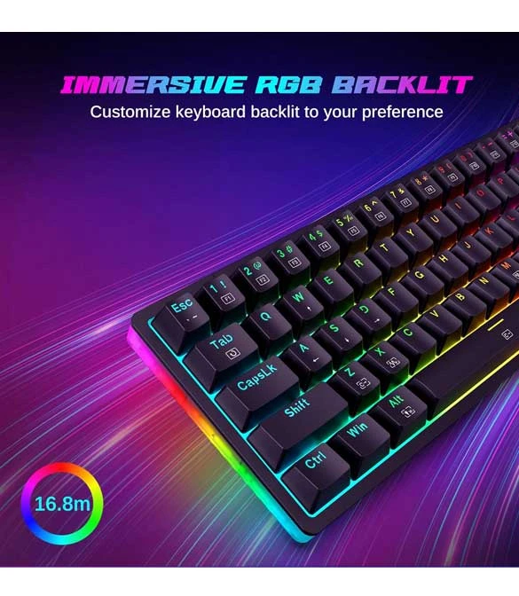 Redragon Akali K642-RGB 60% Hot-Swappable