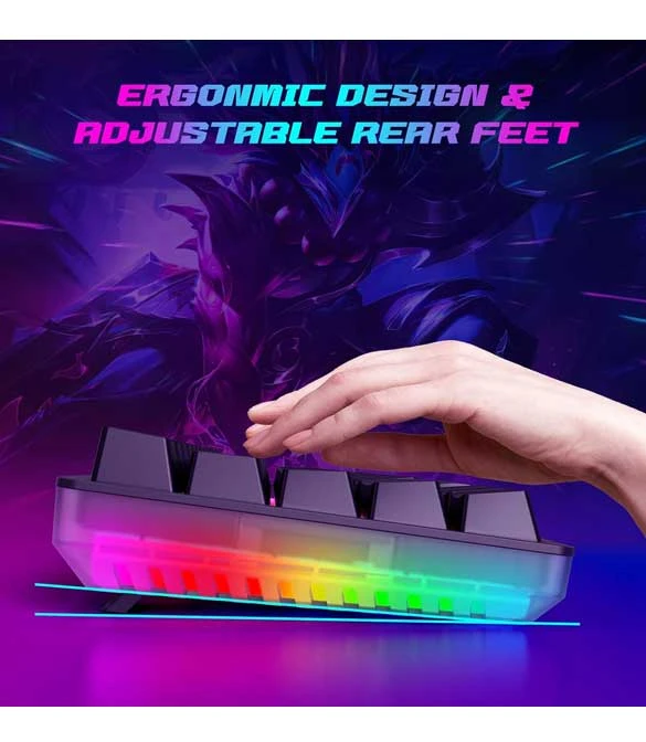 Redragon Akali K642-RGB 60% Hot-Swappable