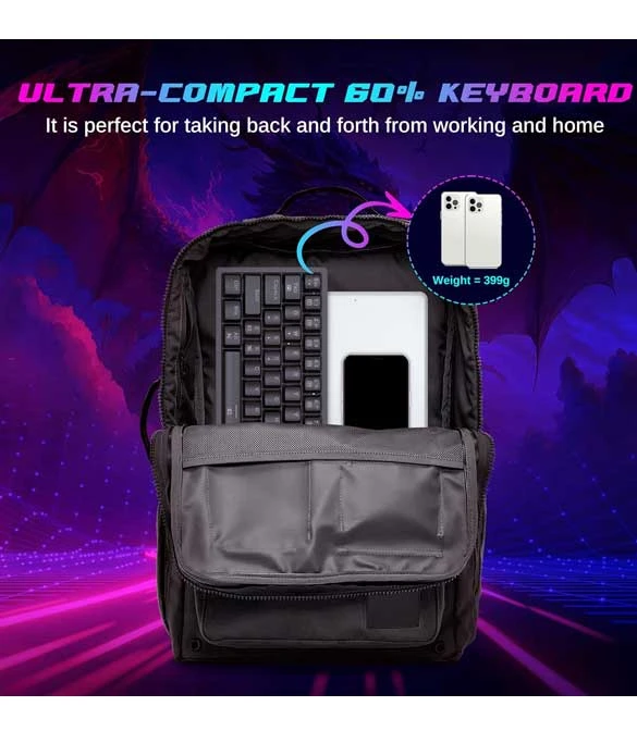 Redragon Akali K642-RGB 60% Hot-Swappable