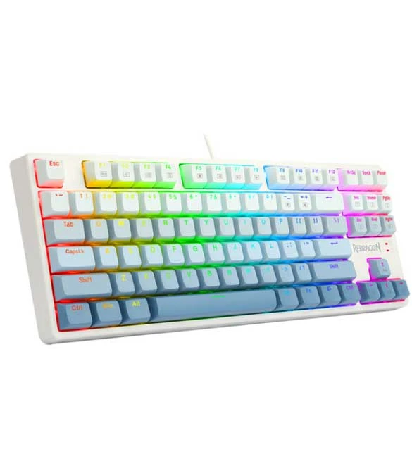 REDRAGON K645W 87 Key RGB Mechanical Gaming Keyboard - White