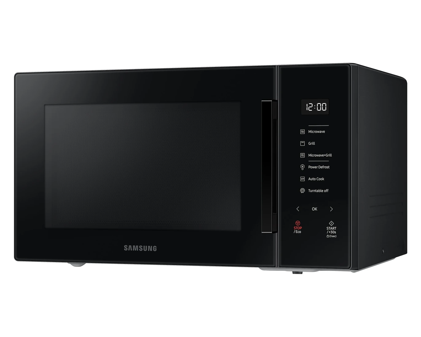 30L Bespoke Grill Microwave Oven -Grill Fry Pure Black