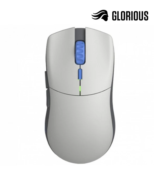 GLORIOUS VIDAR FORGE SERIES ONE PRO ULTRALIGHT 50G 19000DPI HIGH-PERFORMANC WIRELESS GAMING MOUSE - GREY/BLUE